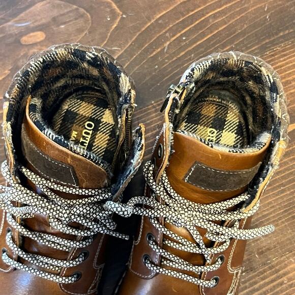 Men’s Outpost Bradley 225 Chestnut Boots Size 9 Buckle - Picture 3 of 9